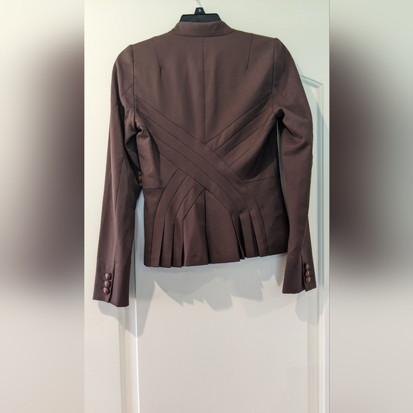 EUC Supertrash Jill Dark Mauve Blazer with back detail - Picture 4 of 9